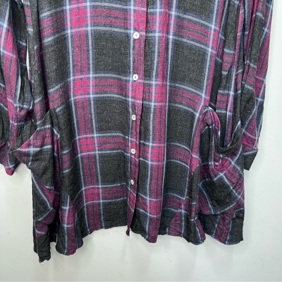 Zara Plaid Mini Shirt Dress with Pockets Size Small - Picture 5 of 13